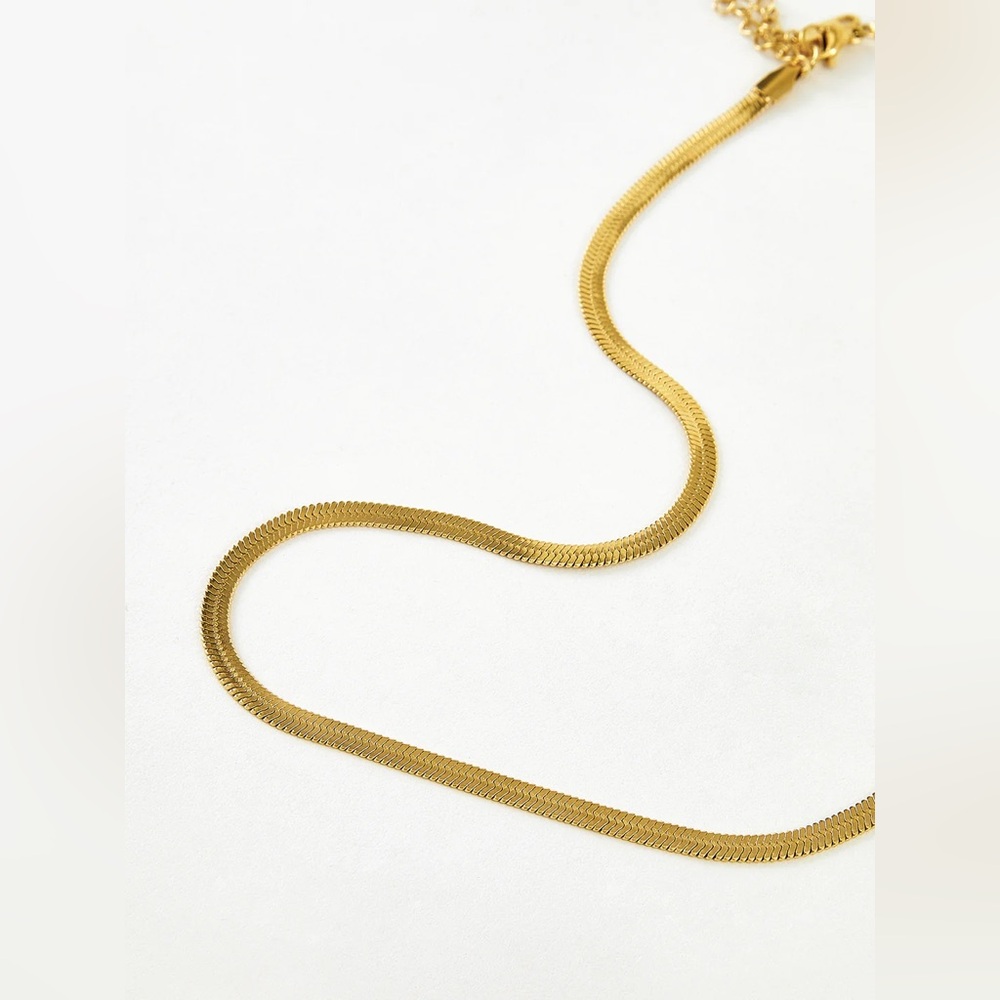 Commense Minimalist Snake Chain Necklace - Picture 2 of 4